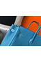 Hermes Birkin 30cm Bag In Jean Blue Clemence Leather GHW Replica