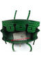 Hermes Birkin 30CM Tote Bags Green Iridescent Croco Leather Gold Replica
