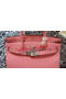 Hermes Birkin 30CM Tote Bags Litchi Leather H30LI Cherry Replica