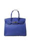 Hermes Birkin 35CM 30CM Tote Bag Lizard Leather H35H30 Blue Replica