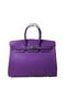 Hermes Birkin 35CM 30CM Tote Bag Lizard Leather H35H30 Violet Replica