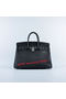 Hermes Birkin 35CM Tote Bag Black Grainy Leather Silver Replica