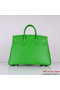 Hermes Birkin 35CM Tote Bag Green Clemence Leather H6089 Silver Replica