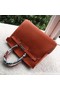 Hermes Birkin 35CM Tote Bag Orange Calfskin Leather BK35 Silver Replica