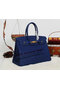 Hermes Birkin 35CM Tote Bag RoyalBlue Clemence Leather H35 Gold Replica