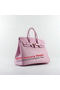 Hermes Birkin 35CM Tote Bags Pink Ostrich Leather H6089 Gold Replica