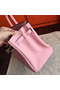 Hermes Birkin 40 Handmade Bag In Pink Clemence Leather Replica