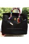 Hermes Birkin 40CM Bag Black Litchi Leather BK40 Gold Replica