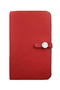 Hermes Compact Passport Holder Original Leather Wallet Red Replica