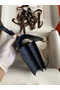 Hermes Constance 18 Handmade Bag In Blue Iris Ostrich Leather Replica