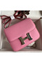 Hermes Constance 18 Handmade Bag In Pink Epsom Calfskin Replica