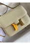 Hermes Constance 18 Handmade Bag In Vanille Matte Alligator Leather Replica