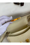 Hermes Constance 18 Handmade Bag In Vanille Matte Alligator Leather Replica