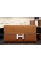 Hermes Constance Long Wallets Original Leather HA909 Wheat Replica