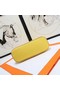 Hermes Cosmetic Bag H3699 Lemon Yellow Replica