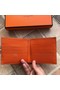 Hermes espom leather Wallet H2296 orange Replica