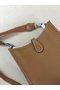 Hermes Evelyne original togo leather mini Shoulder Bag H15698 brown Replica