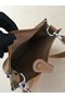 Hermes Evelyne original togo leather mini Shoulder Bag H15698 brown Replica