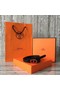 Hermes Focus belt buckle & Reversible leather strap 13 mm H20813 black Replica