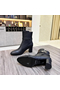 Hermes Frenchie 50mm Ankle Boots In Black Calfskin Replica