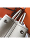 Hermes Garden Party 30 Bag In White Taurillon Leather Replica
