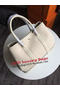 Hermes Garden Party 30CM Bag Canvas Leather H11S OffWhite Replica