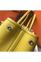 Hermes Garden Party 36 Bag In Yellow Clemence Leather Replica