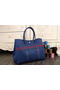 Hermes Garden Party 36cm 30cm Tote Bag Canvas Blue Replica
