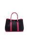 Hermes Garden Party 36cm Tote Bag Grainy Leather Black&Rose Replica