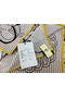 Hermes Grey/Yellow Panoplie Equestre Eyeliner Shawl 140 Replica