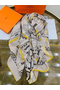 Hermes Grey/Yellow Panoplie Equestre Eyeliner Shawl 140 Replica