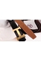 Hermes H Belt Buckle & Brown Clemence 32 MM Strap Replica