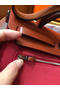 Hermes Herbag Zip 31cm Bag In Camel And Bordeaux Replica