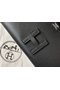 Hermes Jige Elan 29 Clutch In Black Epsom Leather Replica