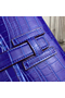 Hermes Jige Elan 29 Clutch In Blue Electric Crocodile Leather Replica