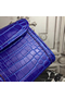 Hermes Jige Elan 29 Clutch In Blue Electric Crocodile Leather Replica