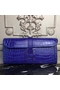 Hermes Jige Elan 29 Clutch In Blue Electric Crocodile Leather Replica