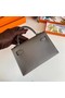 Hermes Kelly 19cm Shoulder Bags Epsom Leather KL19 Silver hardware gray Replica