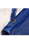 Hermes Kelly 19cm Tote Bag crocodile Leather KL19 blue Replica