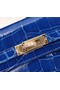Hermes Kelly 19cm Tote Bag crocodile Leather KL19 blue Replica