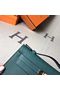 Hermes Kelly 22CM Tote Bag Original Epsom Leather KL22 Dark Green Replica