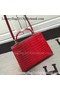Hermes Kelly 28cm Shoulder Bag Croco Leather K28 Red Replica