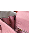 Hermes Kelly 32cm Bag In Pink Clemence Leather GHW Replica