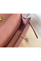 Hermes Kelly Mini II Bag In Mauve Sylvestre Epsom Leather GHW Replica