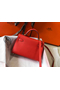 Hermes Kelly Mini II Bag In Rouge Casaque Epsom Leather GHW Replica