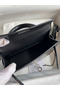 Hermes Kelly Mini II Sellier Handmade Bag In Black Box Calfskin Replica