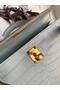 Hermes Kelly Mini II Sellier Handmade Bag In Blue Glacier Matte Alligator Leather Replica