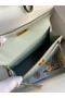 Hermes Kelly Mini II Sellier Handmade Bag In Blue Glacier Matte Alligator Leather Replica