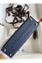 Hermes Kelly Mini II Sellier Handmade Bag In Blue Iris Ostrich Leather Replica