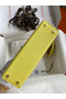 Hermes Kelly Mini II Sellier Handmade Bag In Lime Epsom Calfskin Replica